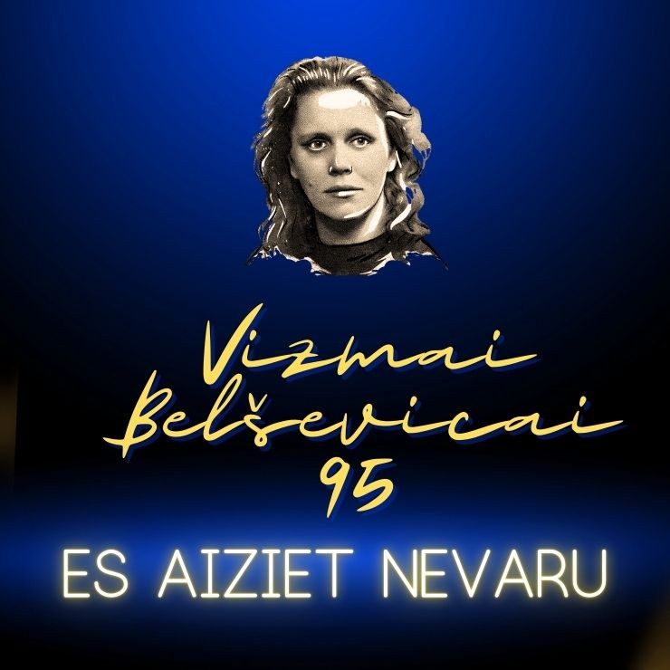 Izrādes "Vizmai Belševicai 95 - Es aiziet nevaru - KONCERTUZVEDUMS" attels