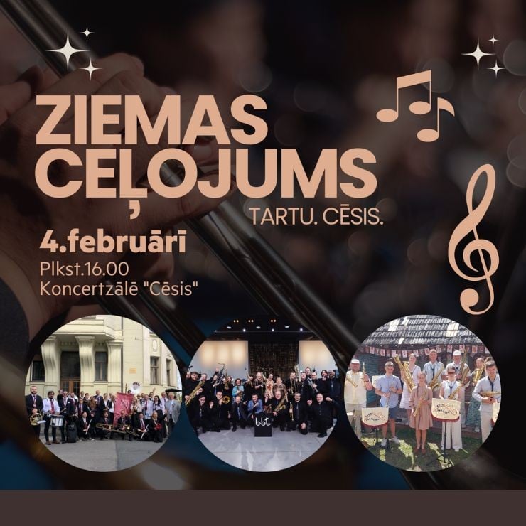 Image of the event "Koncerts Ziemas ceļojums. Tartu. Cēsis."