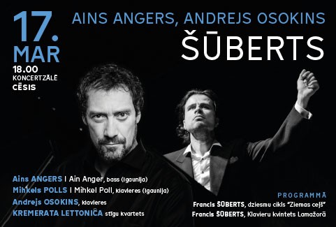 Izrādes "AINS ANGERS. ANDREJS OSOKINS. ŠŪBERTS" attels