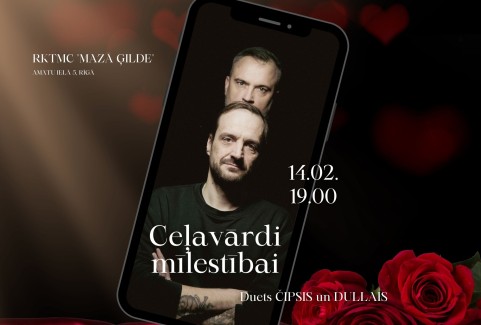 Izrādes "Valentīndienas koncerts / Ceļavārdi mīlestībai" attels