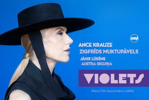 Izrādes "Ance Krauze/Zigfrīds Muktupāvels/Jānis Lūsēns/ Austra Skujiņa – VIOLETS" attels