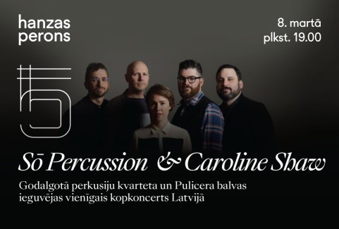 Image of the event "Sō Percussion & Caroline Shaw. Live at Hanzas Perons"