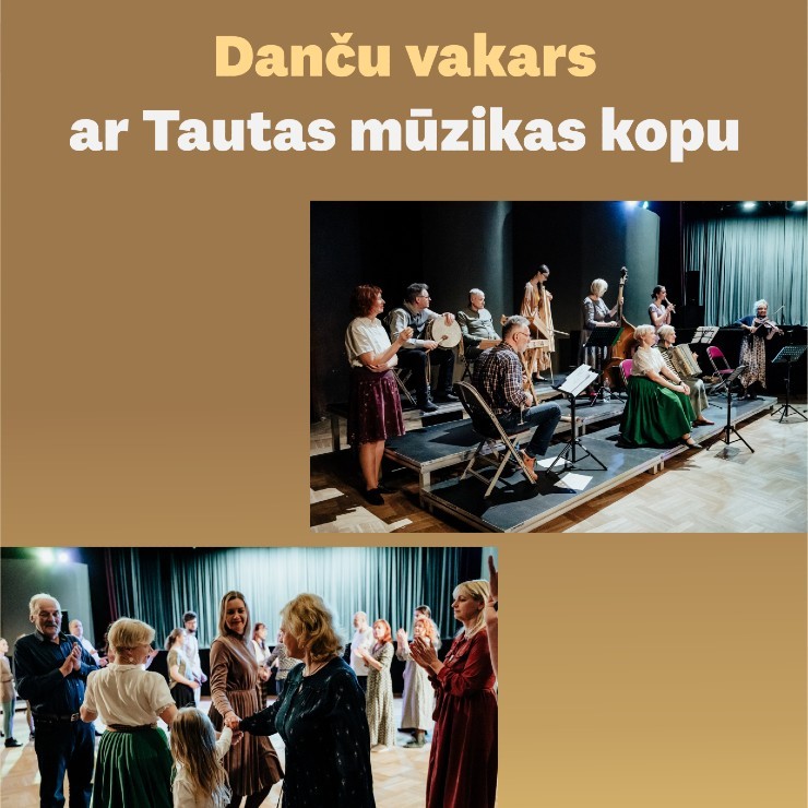 Izrādes "Danču vakars ar Tautas mūzikas kopu" attels