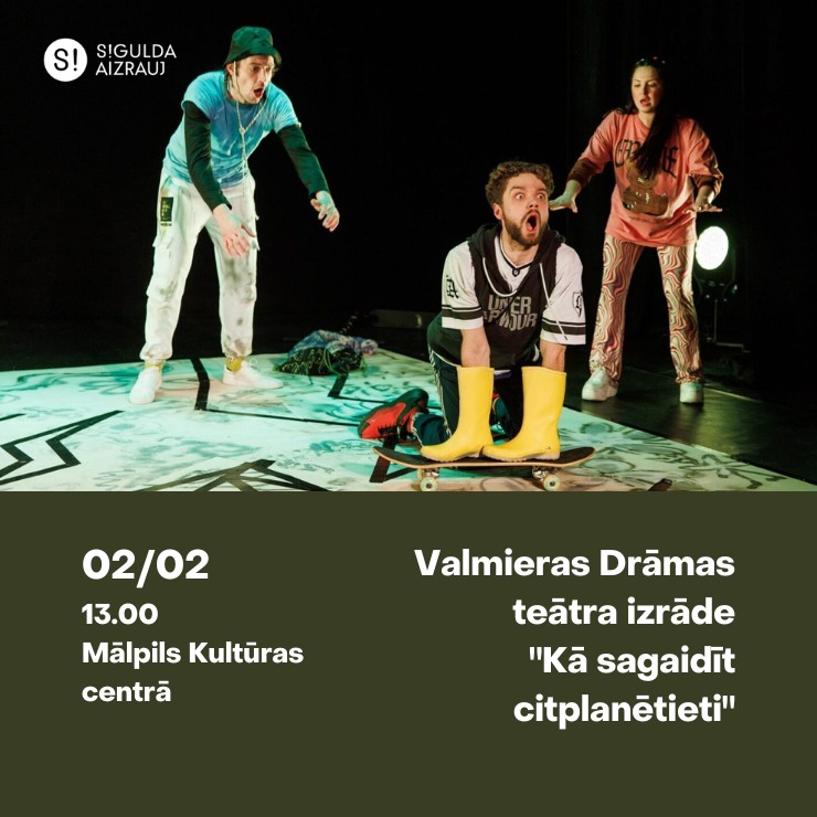 Izrādes "VDT viesizrāde - KĀ SAGAIDĪT CITPLANĒTIETI" attels