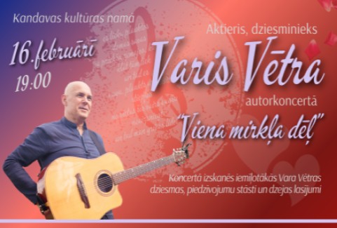 Izrādes "Aktieris, dziesminieks VARIS VĒTRA autorkoncertā “Viena mirkļa dēļ”" attels