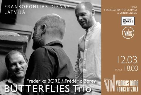 Izrādes "Frederika Borē BUTTERFLIES trio (Francija)" attels