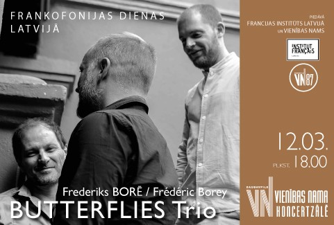 Izrādes "Frederika Borē BUTTERFLIES trio (Francija)" attels