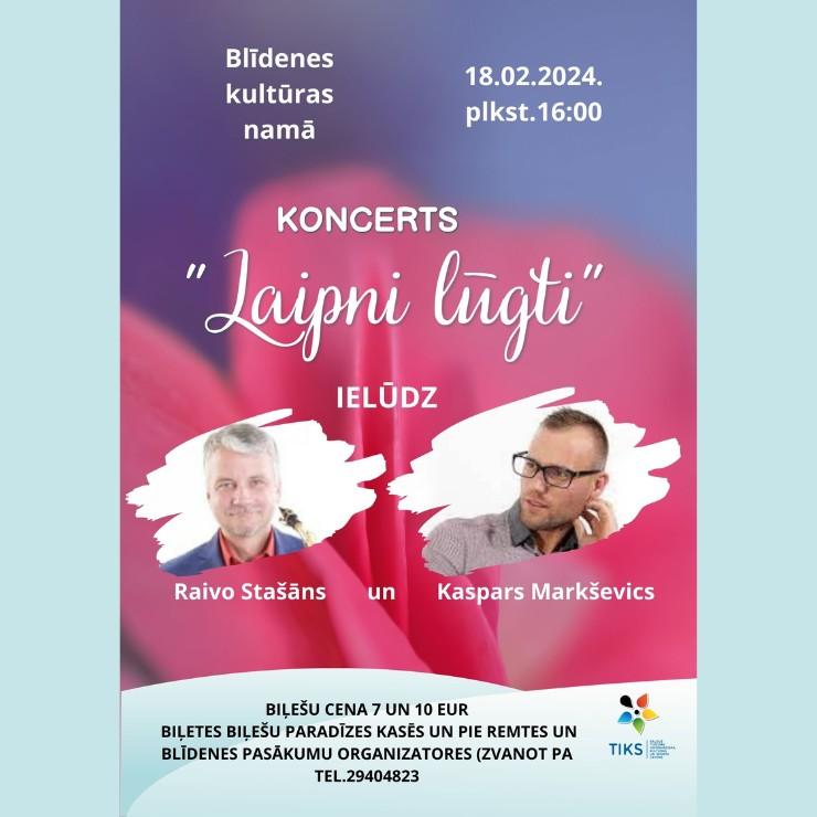 Izrādes "Kaspars Markševics un Raivo Stašāns koncertprogrammā “Laipni lūgti”" attels