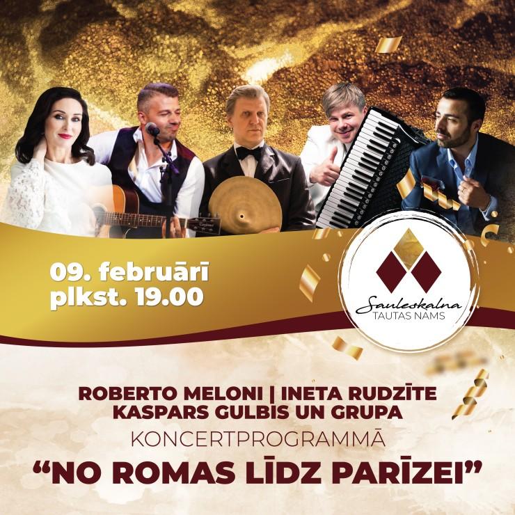 Izrādes "Roberto Meloni, Ineta Rudzīte, Kaspars Gulbis koncertprogrammā NO ROMAS LĪDZ PARĪZEI" attels