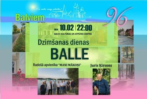 Izrādes "Balviem 96 | Muzicē Juris Ķirsons un radošā apvienība “Mani mākoņi”" attels
