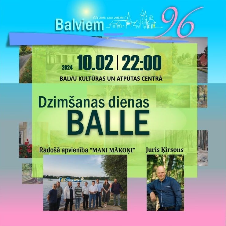 Izrādes "Balviem 96 | Muzicē Juris Ķirsons un radošā apvienība “Mani mākoņi”" attels