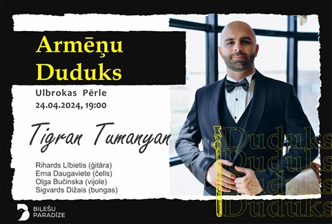 Image of the event "Tigran Tumanyan | Armēņu duduks | Jauna programma"