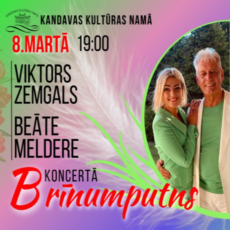 Изображение спектакля "Viktors Zemgals un Beāte Meldere koncertā “Brīnumputns”"