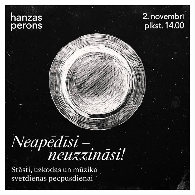 Izrādes "Neapēdīsi - neuzzināsi! Svētdienas pēcpusdiena Hanzas peronā" attels