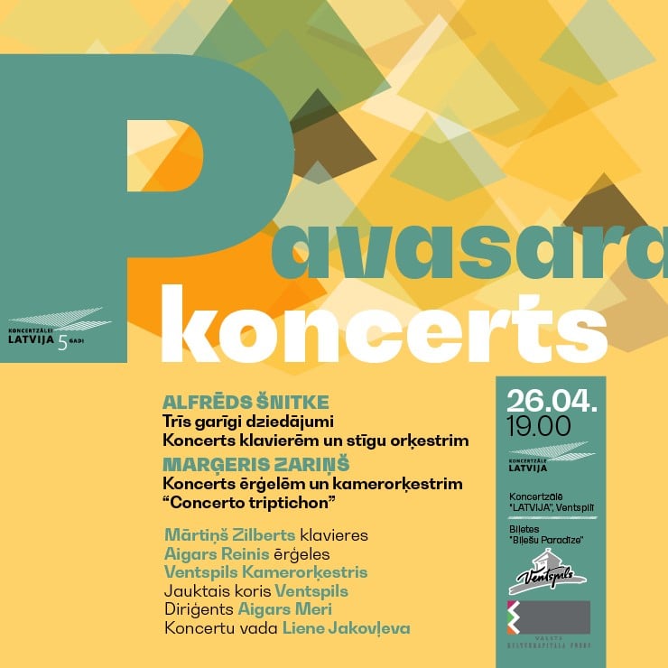 Izrādes "Pavasara koncerts. Alfrēds Šnitke un Marģeris Zariņš" attels