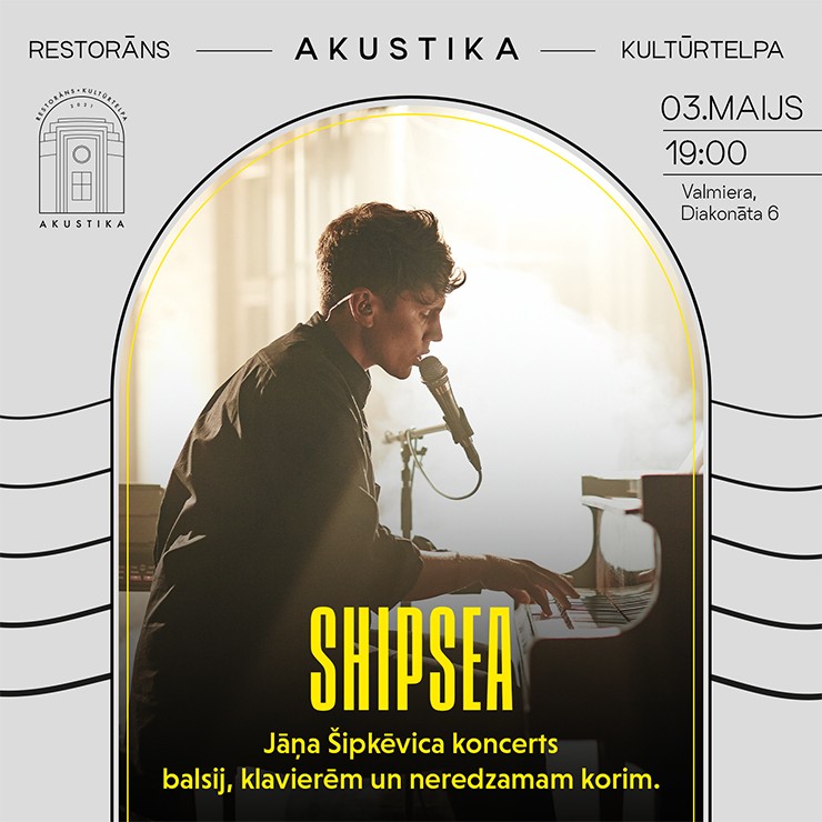 Izrādes "SHIPSEA | Jāņa Šipkēvica koncerts balsij, klavierēm un neredzamam korim" attels