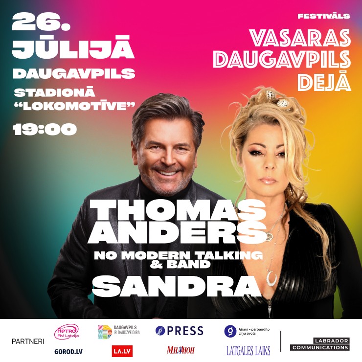 Izrādes "THOMAS ANDERS (Modern Talking) & SANDRA" attels