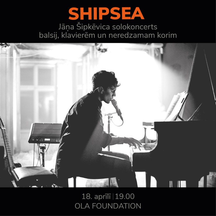 Izrādes "SHIPSEA | Jāņa Šipkēvica koncerts balsij, klavierēm un neredzamam korim" attels