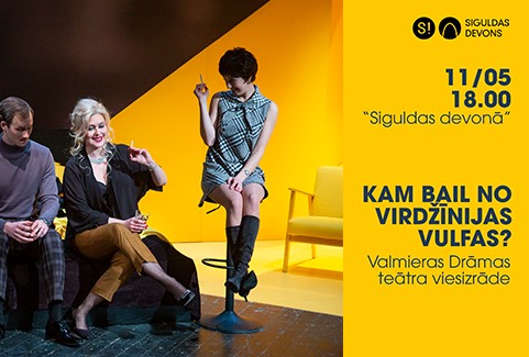 Izrādes "Valmieras teātra izrāde / Kam bail no Virdžīnijas Vulfas" attels