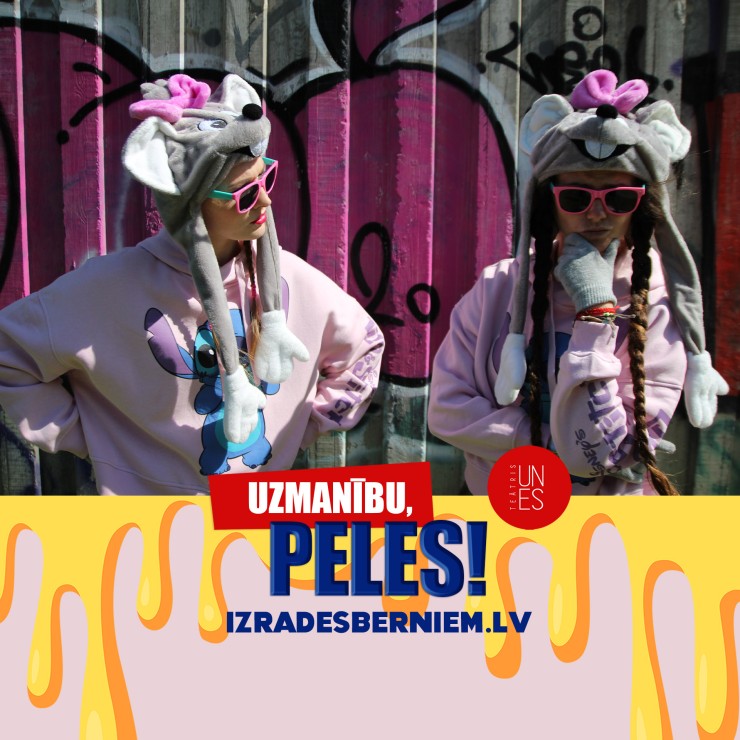 Galerijas bilde 1: UZMANĪBU, PELES! jautra izrāde bērniem un vecākiem | TEĀTRIS UN ES