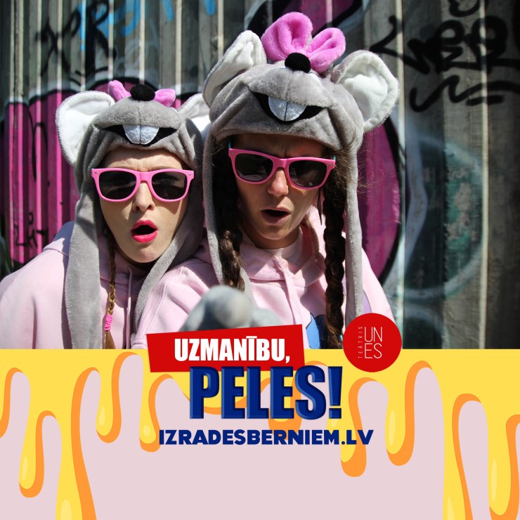 Galerijas bilde 2: UZMANĪBU, PELES! jautra izrāde bērniem un vecākiem | TEĀTRIS UN ES