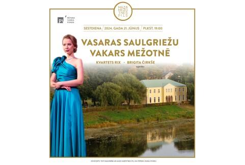 Izrādes "Vasaras saulgriežu vakars Mežotnē" attels