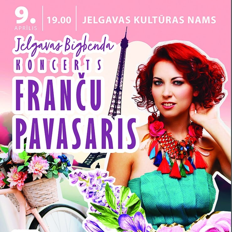 Izrādes "Jelgavas Bigbends un Aija Vītoliņa koncertā “FRANČU PAVASARIS”" attels
