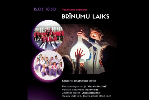 Izrādes "Pasākums bērniem “Brīnumu laiks”" attels