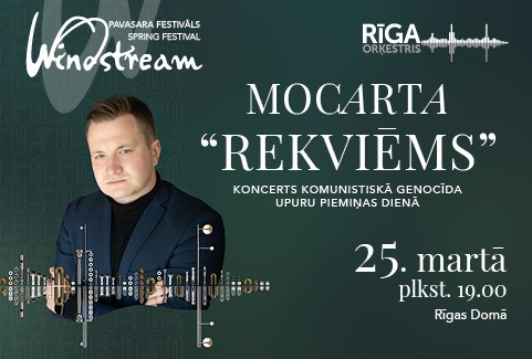 Izrādes "WINDSTREAM / MOCARTA REKVIĒMS. Orķestris “Rīga” un Jurģis Cābulis" attels