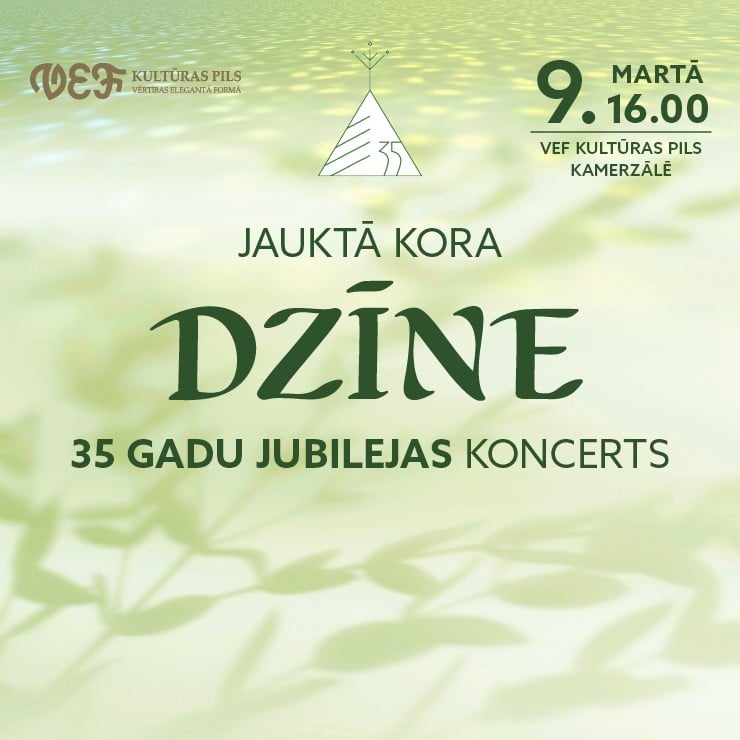 Izrādes "Jauktā kora DZĪNE 35 gadu jubilejas koncerts" attels
