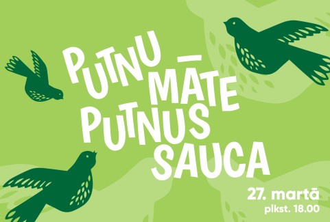 Izrādes "Vokālās grupas KNĪPAS UN KNAUĶI Lieldienu koncerts / Putnu māte putnus sauca" attels