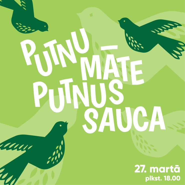 Izrādes "Vokālās grupas KNĪPAS UN KNAUĶI Lieldienu koncerts / Putnu māte putnus sauca" attels