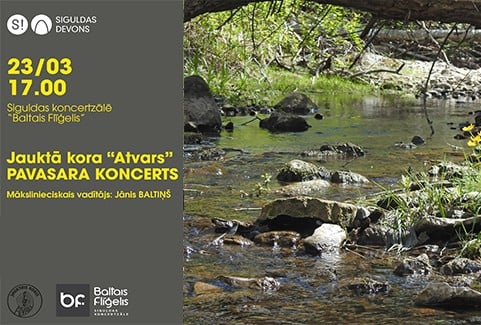 Izrādes "PAVASARA KONCERTS | jauktais koris ATVARS, mākslinieciskais vadītājs JĀNIS BALTIŅŠ" attels