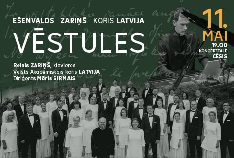 Izrādes "EŠENVALDS, ZARIŅŠ UN KORIS “LATVIJA”. VĒSTULES" attels
