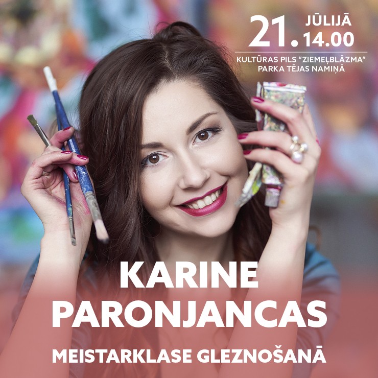 Izrādes "Mākslinieces Karine Paronjancas plenērs – meistarklase gleznošanā" attels
