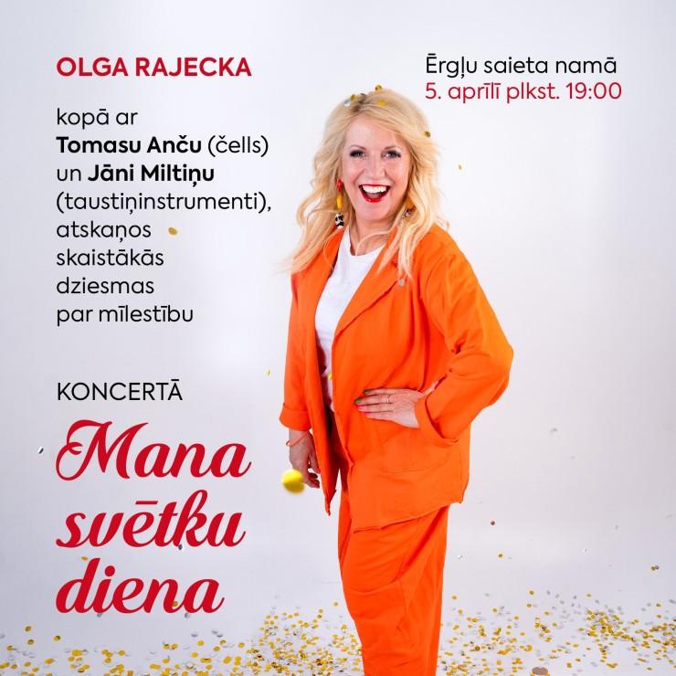 Izrādes "MANA SVĒTKU DIENA | Olga Rajecka" attels