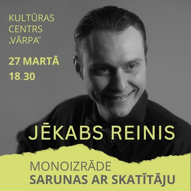 Izrādes "Jēkabs Reinis | Sarunas ar skatītāju" attels