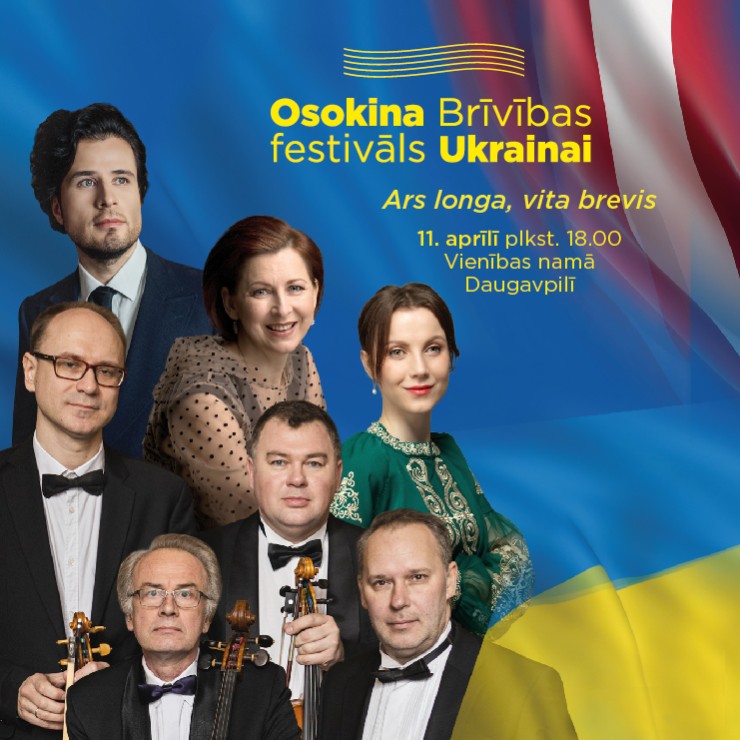Izrādes "Osokina Brīvības festivāls Ukrainai Daugavpilī. Ars longa, vita brevis" attels