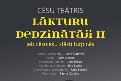 Izrādes "Cēsu Teātra izrāde LĀKTURU DEDZINĀTĀJI II" attels