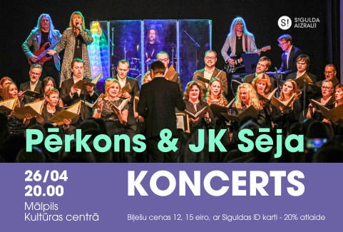 Izrādes "Jauktā kora “Sēja” un grupas “Pērkons” koncerts" attels