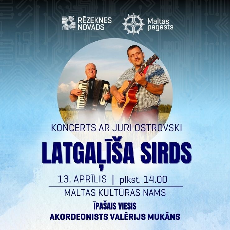 Izrādes "Juris Ostrovskis koncertā LATGALIEŠA SIRDS" attels