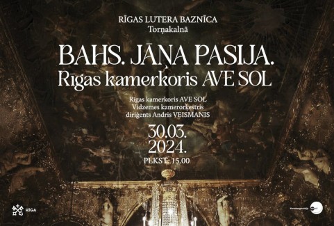 Izrādes "BAHS. JĀŅA PASIJA. Rīgas kamerkoris AVE SOL" attels