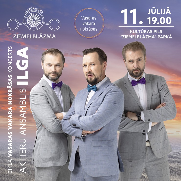 Izrādes "Cikla VASARAS VAKARA NOKRĀSAS koncerts Aktieru ansamblis ILGA" attels