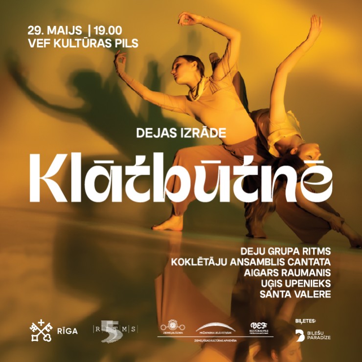 Izrādes "Dejas izrāde KLĀTBŪTNĒ" attels