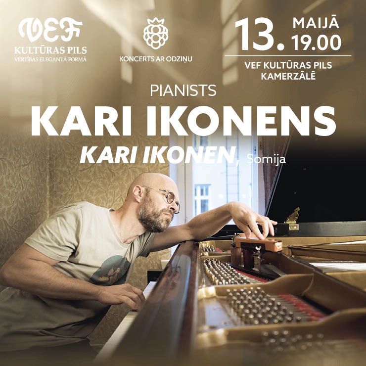 Izrādes "KONCERTS AR ODZIŅU | Pianists KARI IKONENS (KARI IKONEN, Somija)" attels