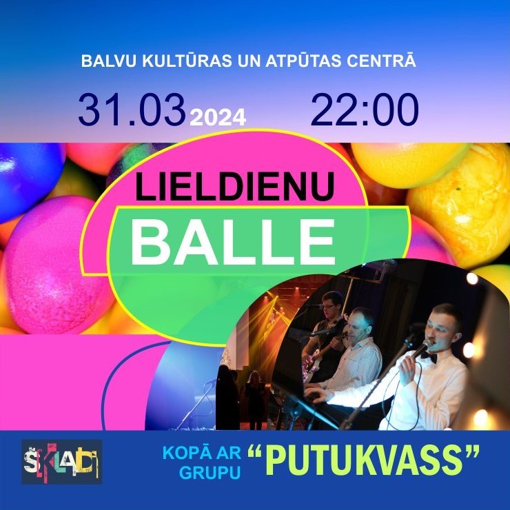 Izrādes "Lieldienu balle kopā ar grupu PUTUKVASS" attels