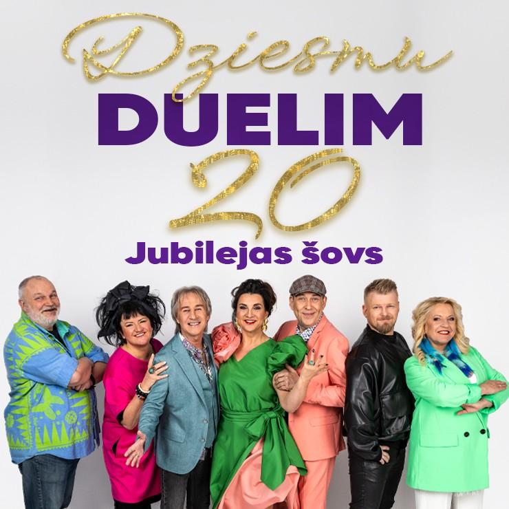 Izrādes "DZIESMU DUELIM 20 | JUBILEJAS ŠOVS" attels