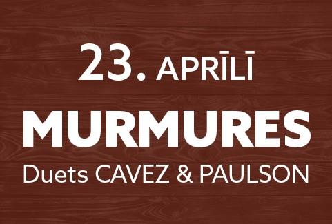 Izrādes "Kamermūzikas koncertu un sarunu cikla Come Prima koncerts | MURMURES Duets CAVEZ & PAULSON" attels