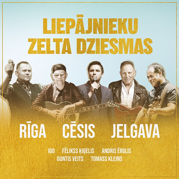 Izrādes "Koncerts LIEPĀJNIEKU ZELTA DZIESMAS" attels