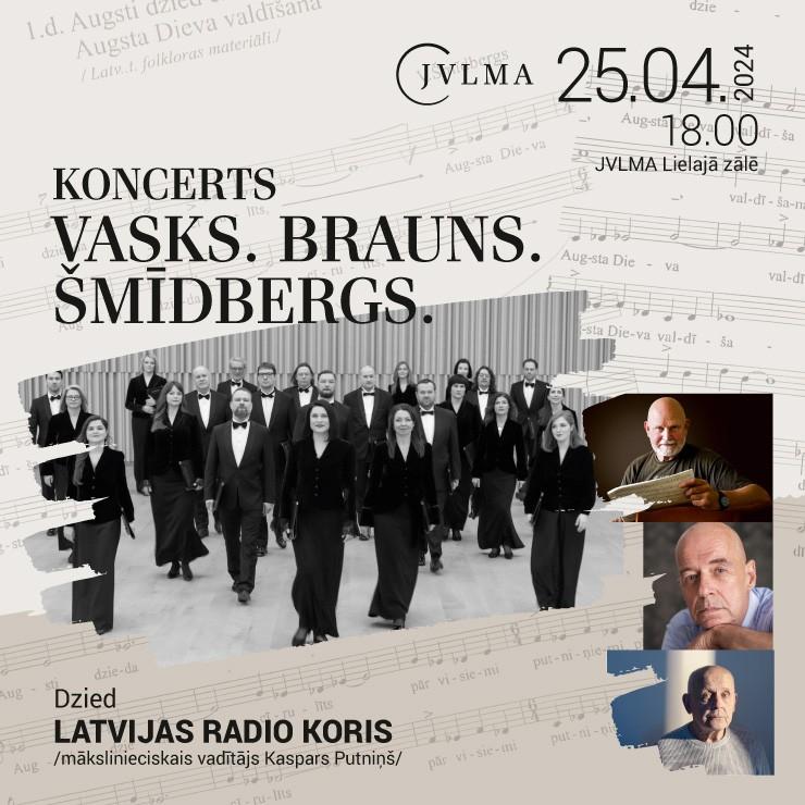Izrādes "Koncerts VASKS. BRAUNS. ŠMĪDBERGS." attels